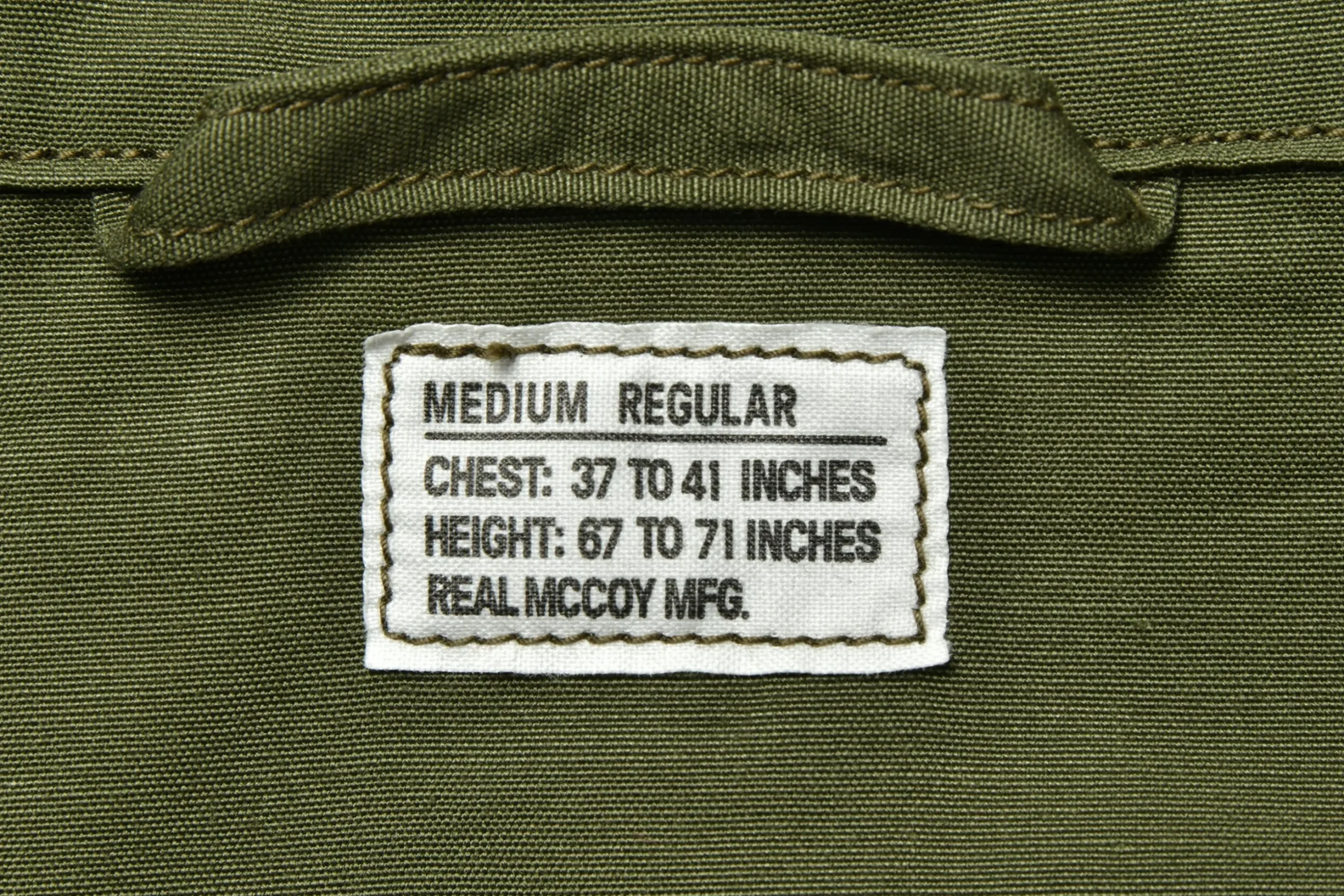 Military-The Real McCoy's Jungle Fatigue Jacket / Collinsworth 150 Olive