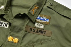 Military-The Real McCoy's Jungle Fatigue Jacket / Collinsworth 150 Olive