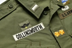 Military-The Real McCoy's Jungle Fatigue Jacket / Collinsworth 150 Olive