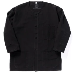 Shirts-The Real McCoy's Junk Force Pajama Shirt Black
