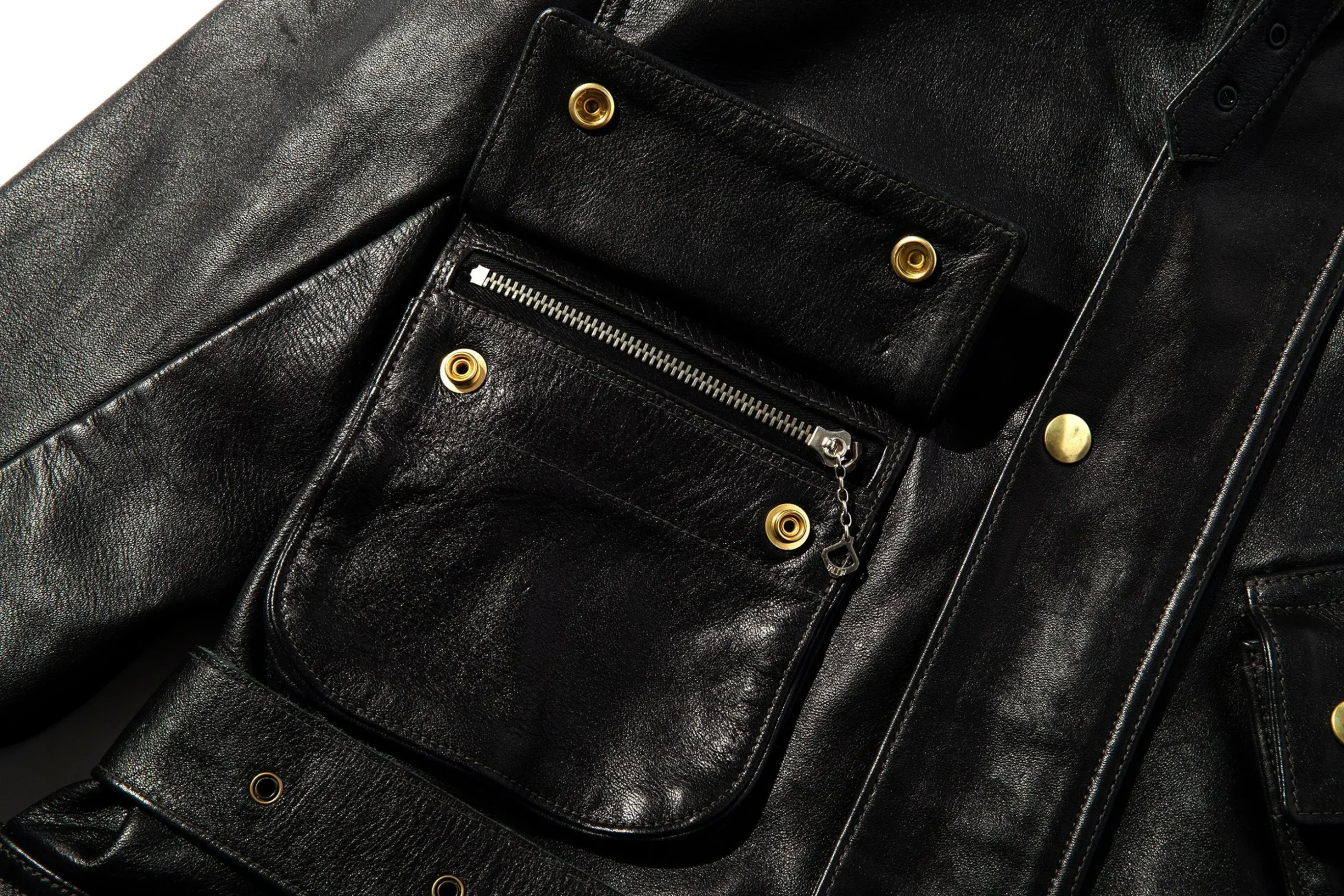 Leather-Joe McCoy Leather Enduro Trial Jacket Black