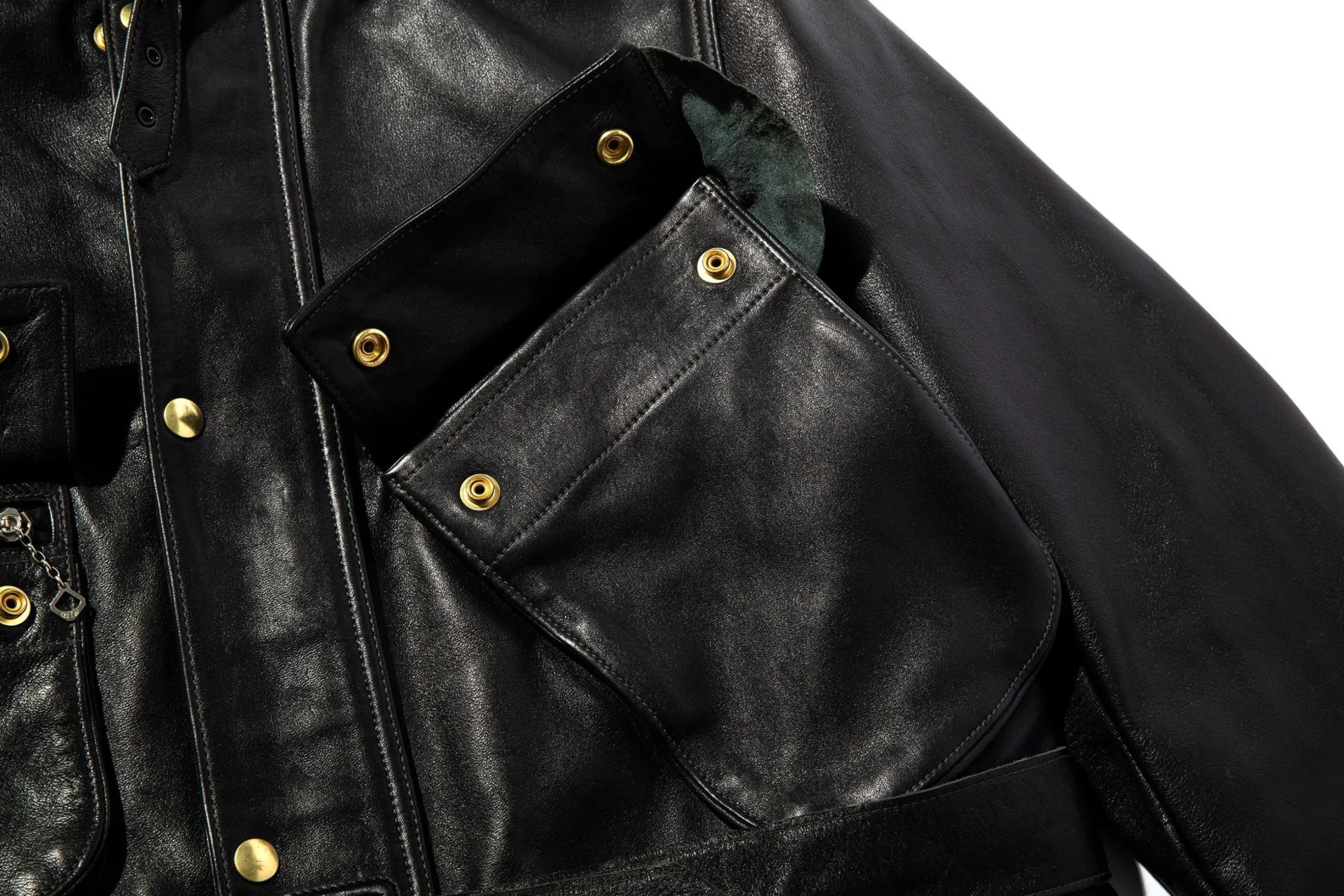 Leather-Joe McCoy Leather Enduro Trial Jacket Black