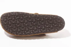 Footwear-Joe McCoy Leather Foot-Support Clogs 053 Raw Sienna