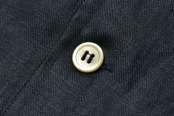 Shirts-Joe McCoy Linen Open Collar Shirt 140 Navy