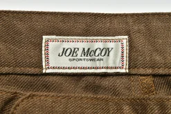 Shorts-Joe McCoy Linen Pleated Short Pants Brown
