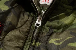 Military-The Real McCoy's Liner, Camouflage Poncho Parka Green