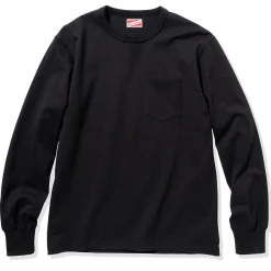 T-Shirts-Joe McCoy L/S Pocket T-Shirt Black