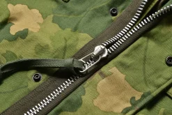 Military-The Real McCoy's M-65 Field Coat / Mitchell Pattern 160 Green