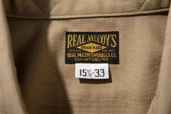 Shirts-The Real McCoy's M-38 Khaki Shirt 040 Khaki