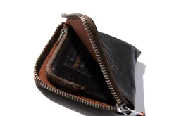 Leather Goods-The Real McCoy's Mccoy'S Horsehide Wallet Brown