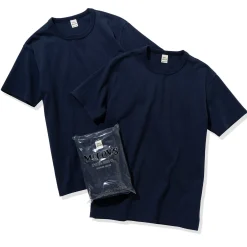 T-Shirts-Joe McCoy Mccoy'S 2Pcs Pack Tee 140 Navy