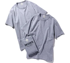 T-Shirts-Joe McCoy Mccoy'S 2Pcs Pack Tee 020 Grey