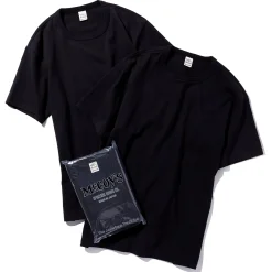T-Shirts-Joe McCoy Mccoy'S 2Pcs Pack Tee 030 Black