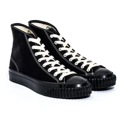 Footwear-The Real McCoy's Military Canvas Training Shoes 030 Black