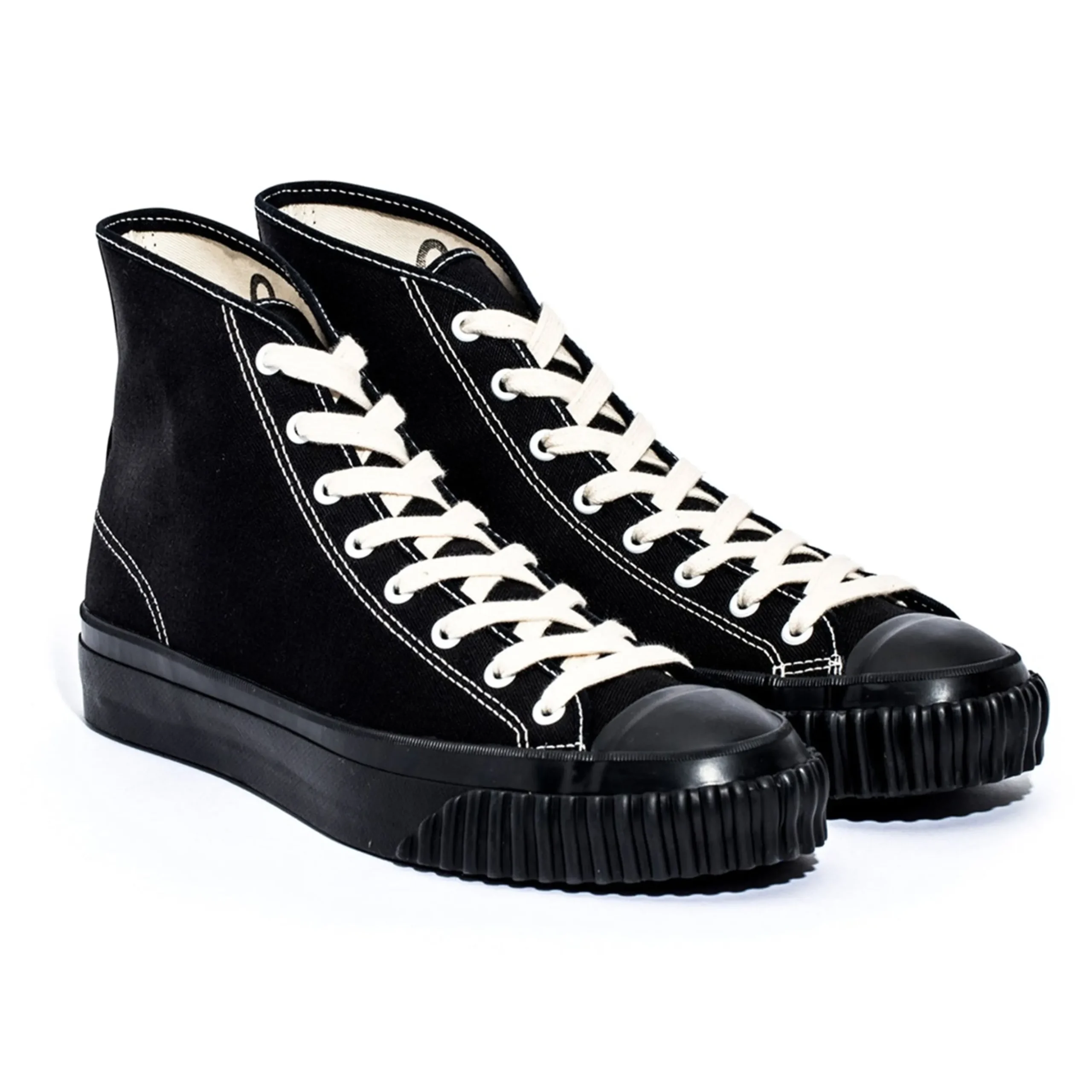 Footwear-The Real McCoy's Military Canvas Training Shoes 030 Black