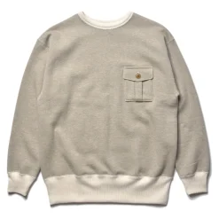 Sweatshirts-The Real McCoy's Military Pocket Sweatshirt 013 Oatmeal