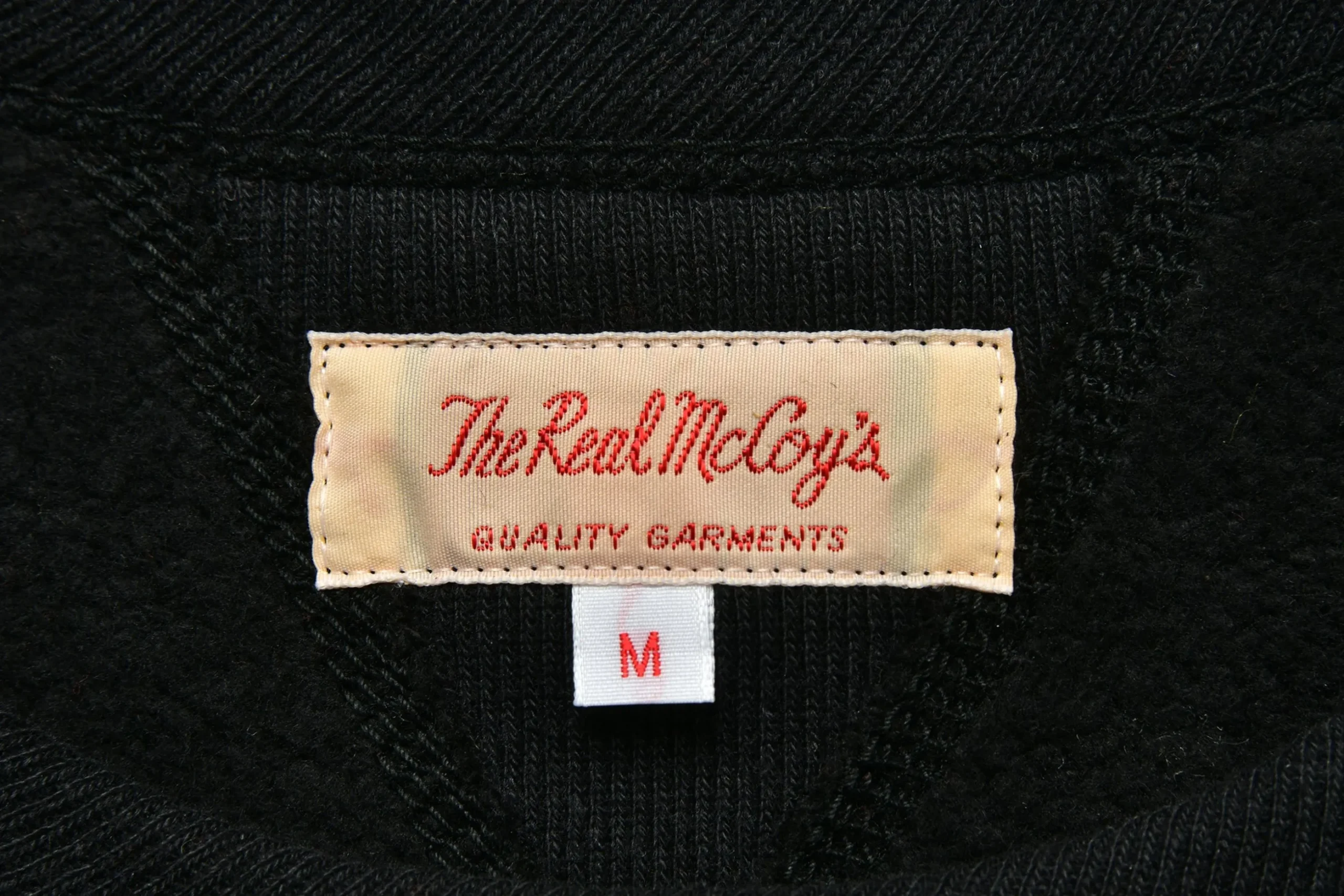 Sweatshirts-The Real McCoy's Military Print Sweatshirt / Good Guys Wear Mccoy'S 030 Black