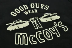 Sweatshirts-The Real McCoy's Military Print Sweatshirt / Good Guys Wear Mccoy'S 030 Black