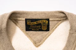 Sweatshirts-The Real McCoy's Military Print Sweatshirt / Statue De La Liberte 013 Oatmeal