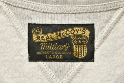 Sweatshirts-The Real McCoy's Military Print Sweatshirt / Uss Redfin 022 Snow Gray