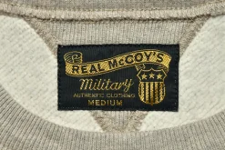 Sweatshirts-The Real McCoy's Military Print Sweatshirt / Red Ball Highway 013 Oatmeal