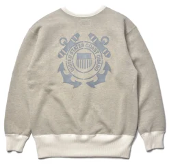 Sweatshirts-The Real McCoy's Military Print Sweatshirt / Hmc Tanker Oatmeal