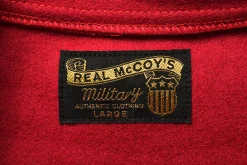 Shirts-The Real McCoy's Military Souvenir Wool Shirt Red