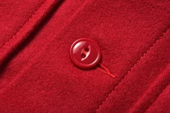 Shirts-The Real McCoy's Military Souvenir Wool Shirt Red