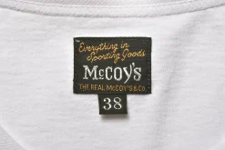 T-Shirts-The Real McCoy's Military Tee / Go Army White