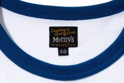 T-Shirts-The Real McCoy's Military Tee / Keesler A.F.B. White/Blue