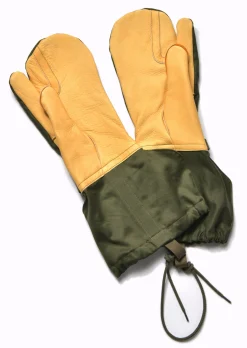 Gloves-The Real McCoy's Mitten Shells, Trigger Finger M-1965 Olive
