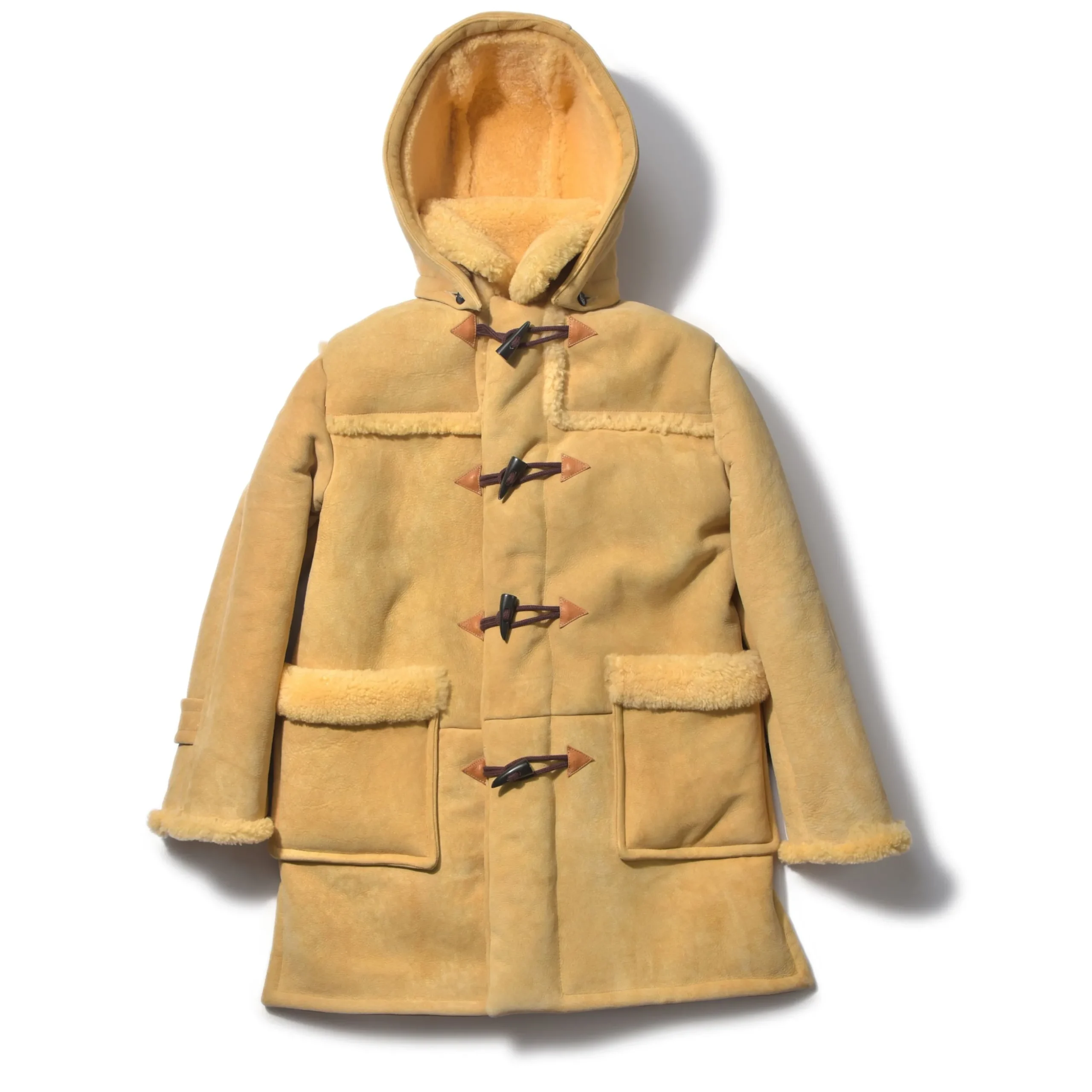 Recreation-Joe McCoy Mouton Duffle Coat Beige