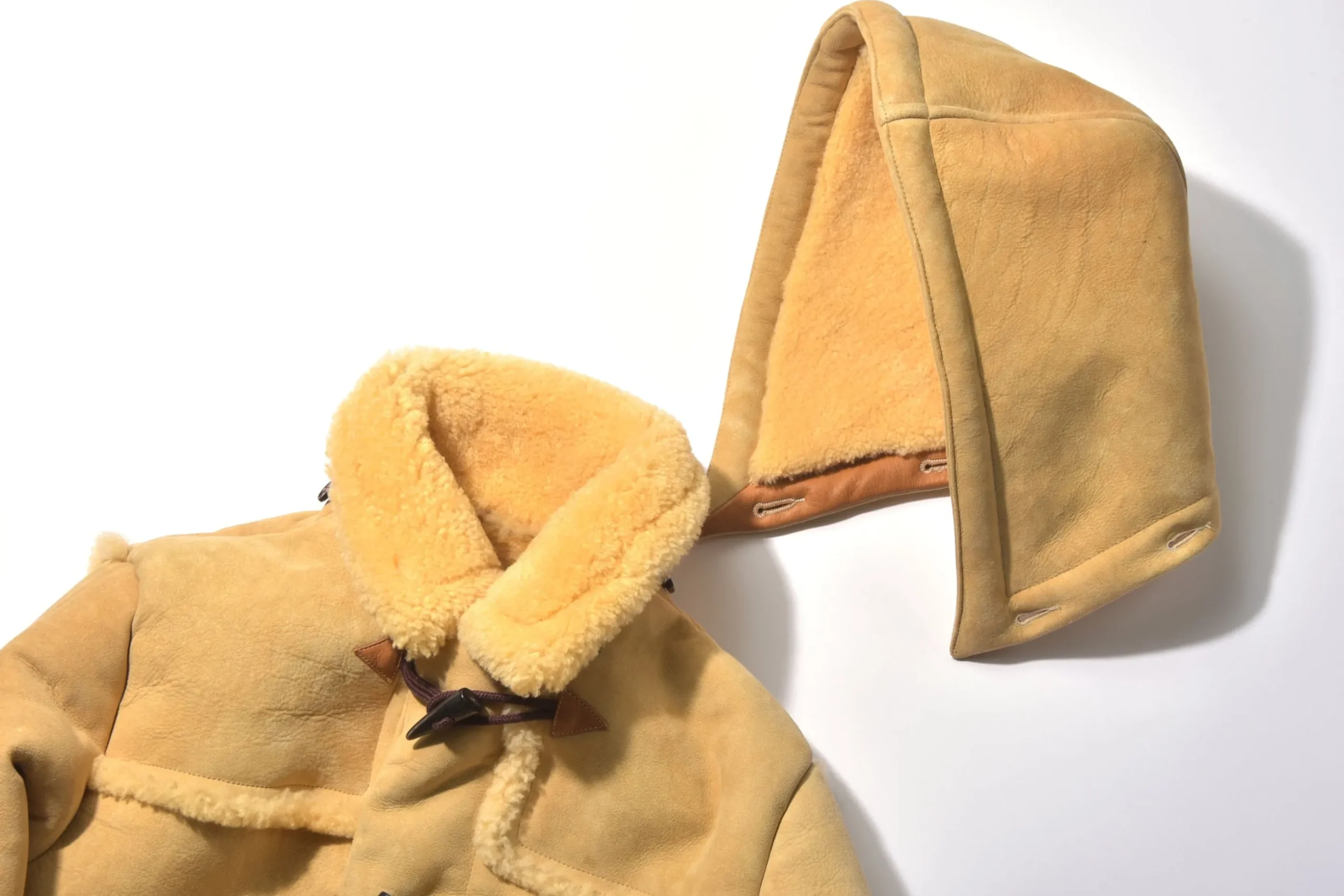 Recreation-Joe McCoy Mouton Duffle Coat Beige