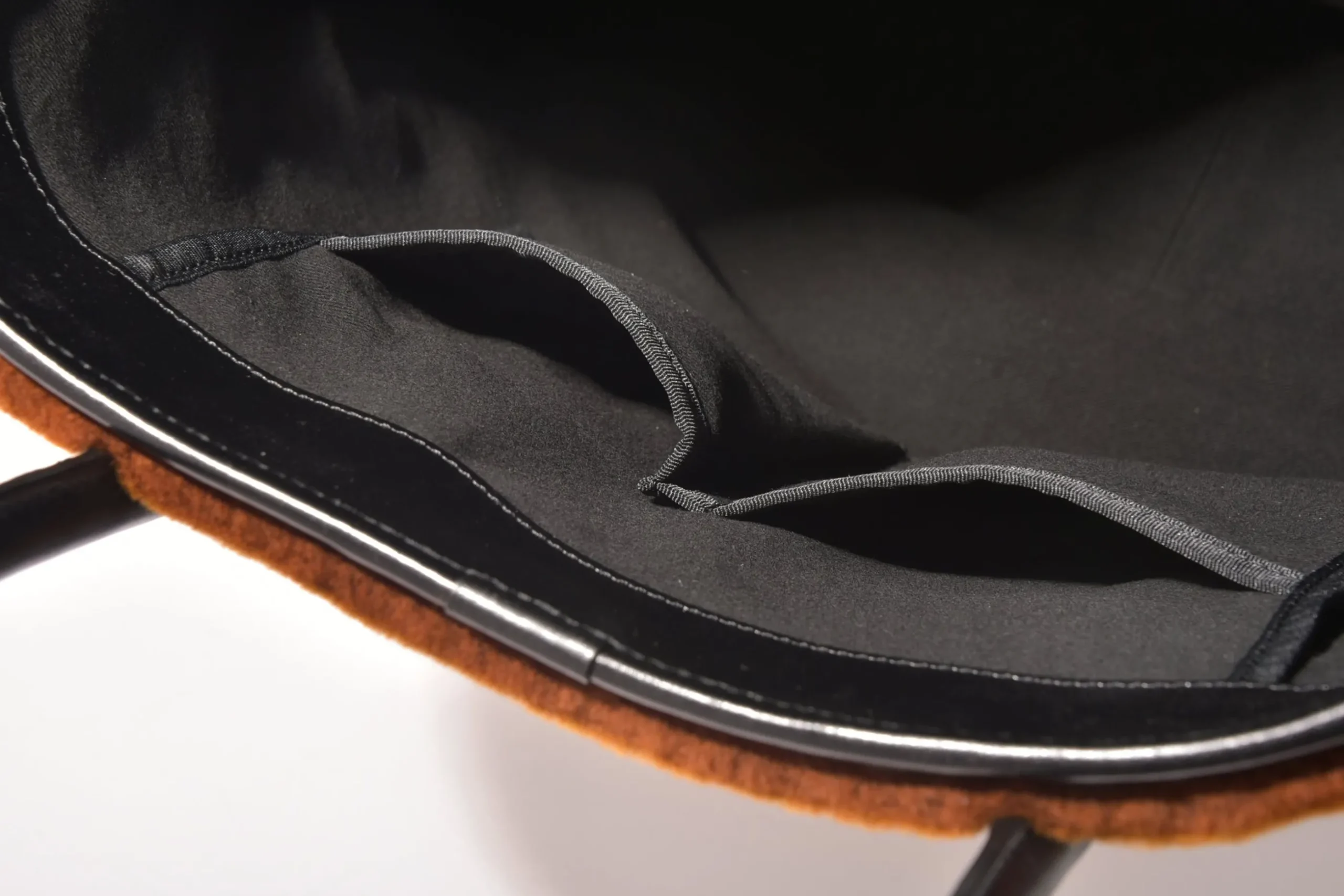 Bags-Joe McCoy Mouton Leather Tote Bag / Brown 305 Black/ Brown