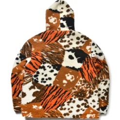 Recreation-Joe McCoy Multi Panel Animal Fur Parka 041 Beige