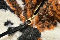 Recreation-Joe McCoy Multi Panel Animal Fur Parka 041 Beige