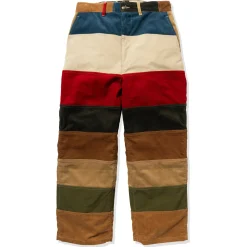 Pants-Joe McCoy Multicolor Corduroy Hunting Trousers Tricolor