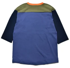 T-Shirts-Joe McCoy Multi-Tone Football Tee / 68 001 Tri-Color
