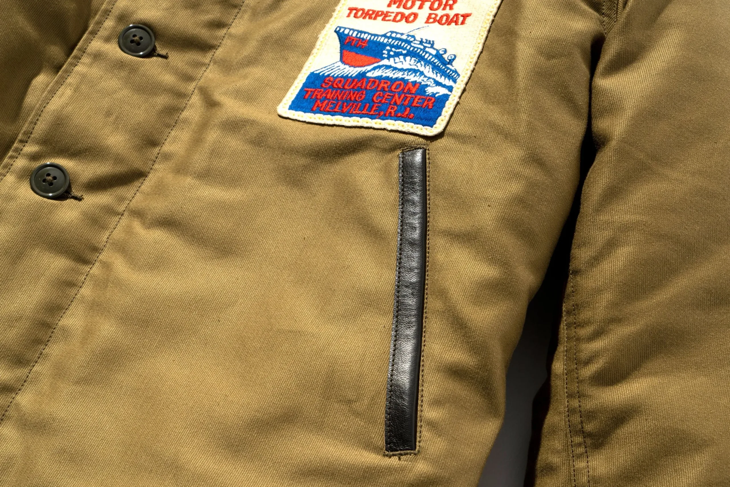Military-The Real McCoy's N-1 Deck Jacket ( ) / Pt29 Khaki