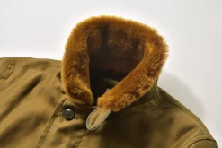 Military-The Real McCoy's N-1 Deck Jacket / Spl Khaki