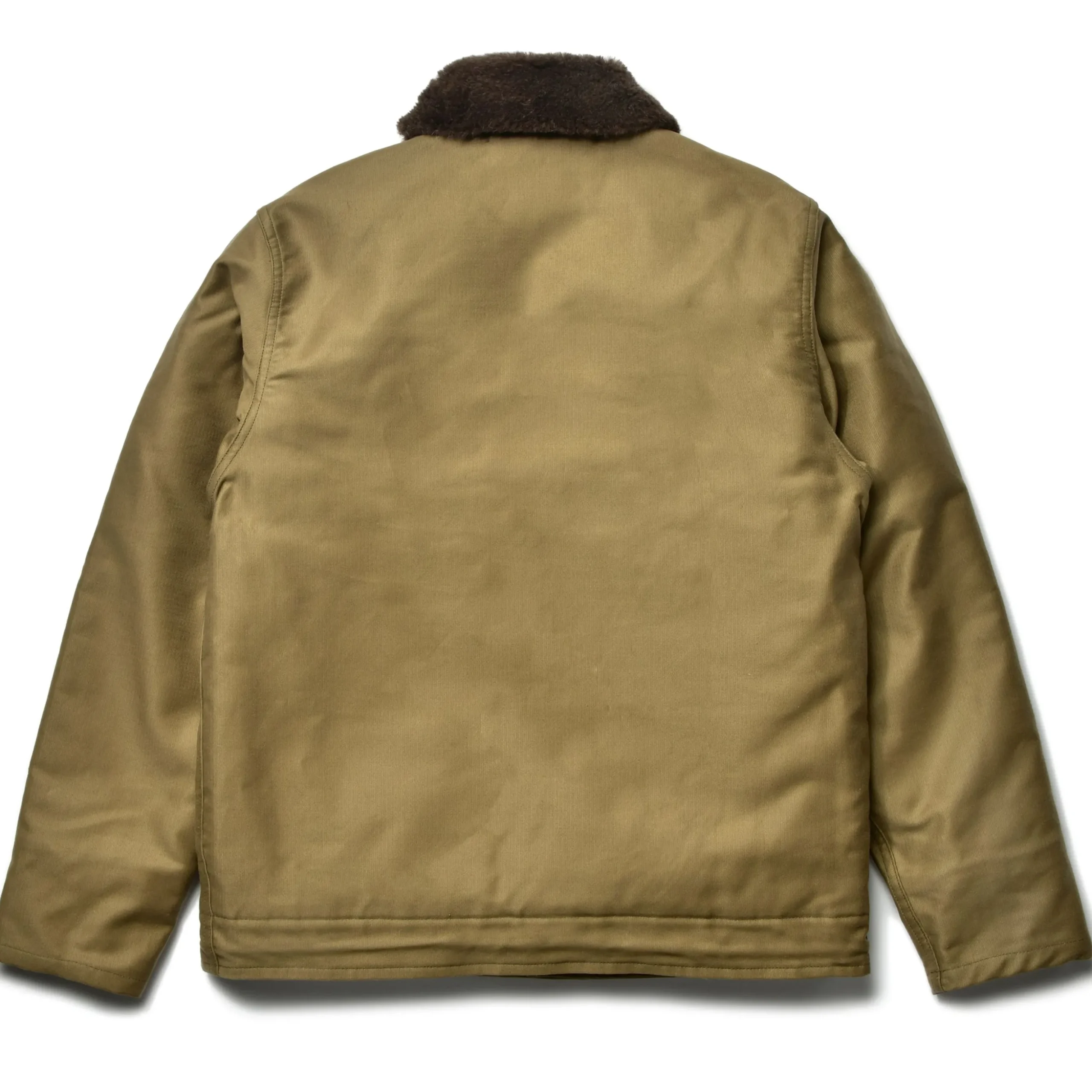 Military-The Real McCoy's N-1 Deck Jacket (Khaki)/ Stencil 040 Khaki