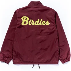 Recreation-Joe McCoy Nylon Coach Jacket / Birdies Burgundy