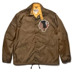 Recreation-Joe McCoy Nylon Coach Jacket / Indian 050 Brown