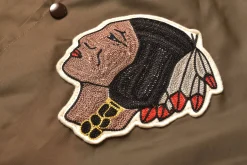 Recreation-Joe McCoy Nylon Coach Jacket / Indian 050 Brown