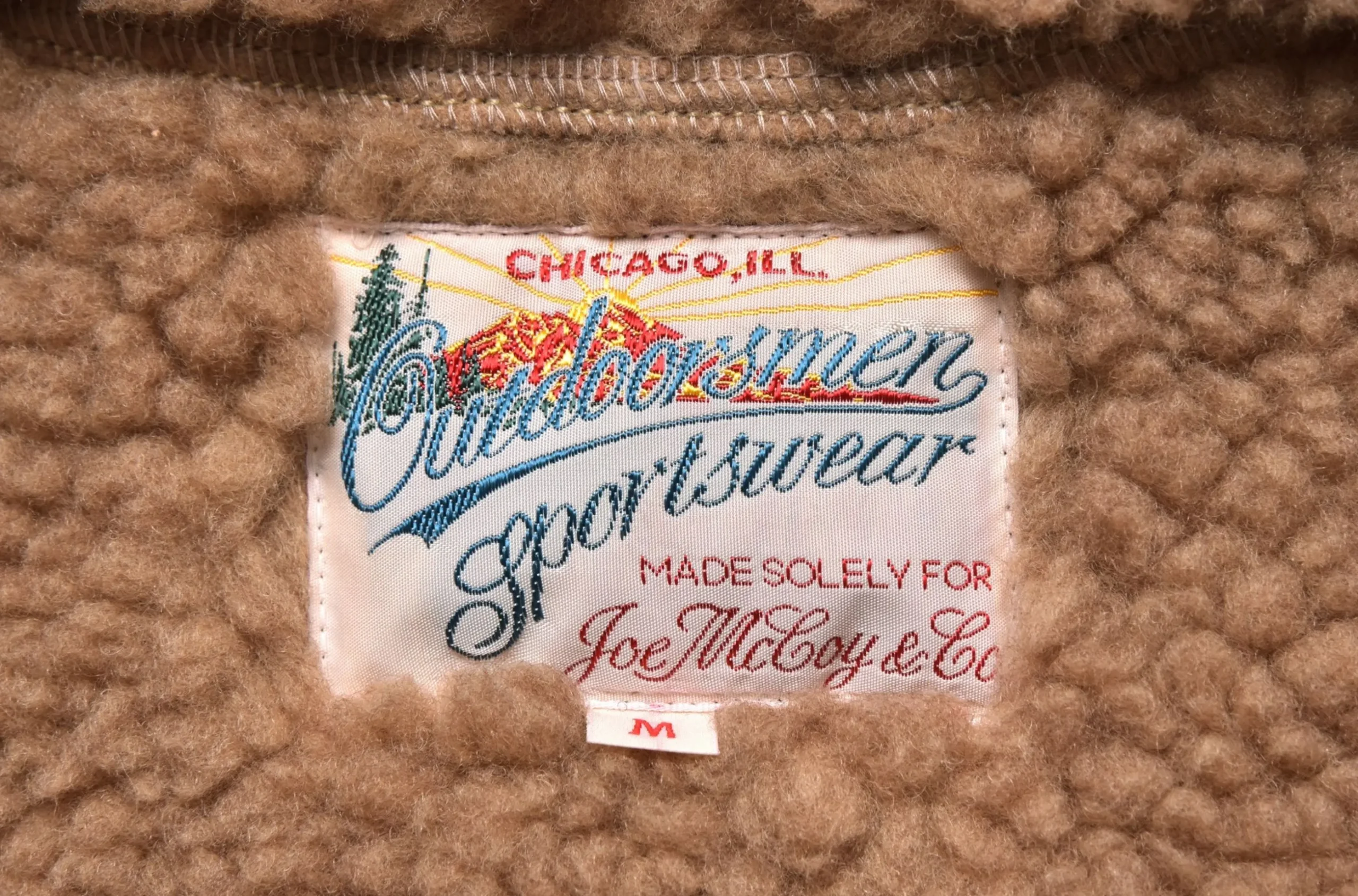Recreation-Joe McCoy Outdoor Pile Cardigan Beige