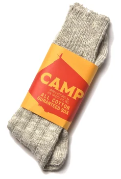Socks-Joe McCoy Outdoor Socks 'Camp' 022 Snow Gray