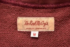 Sweatshirts-Joe McCoy 9Oz. Loopwheel Parka 102 Maroon
