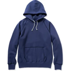 Sweatshirts-Joe McCoy 9Oz. Loopwheel Parka 142 Mq Navy