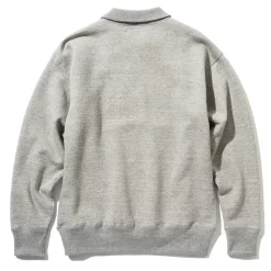 Sweatshirts-Joe McCoy 9Oz. Loopwheel Quarter-Zip Sweatshirt 028 Ash Grey