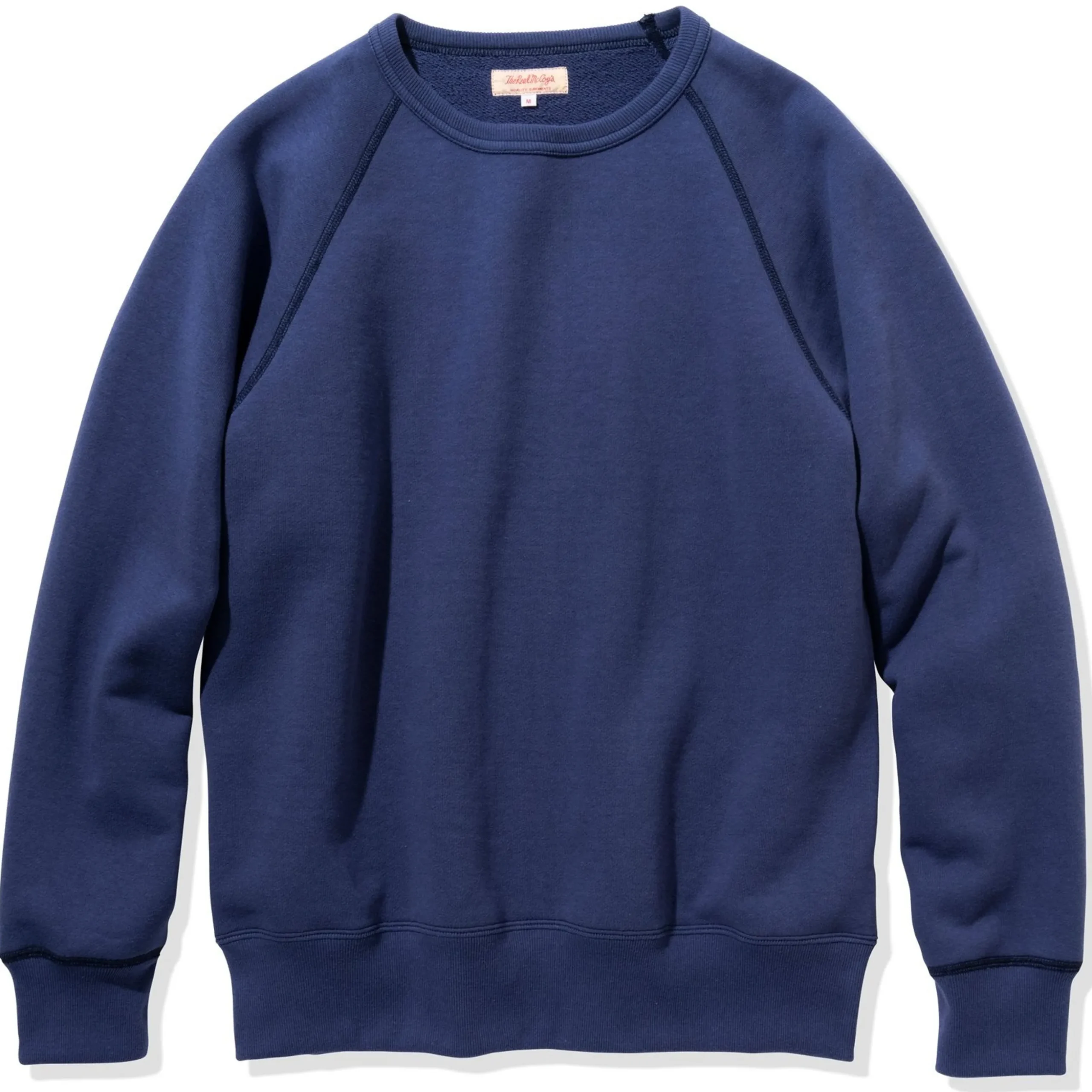 Sweatshirts-Joe McCoy 9Oz. Loopwheel Raglan Sleeve Sweatshirt 142 Mq Navy